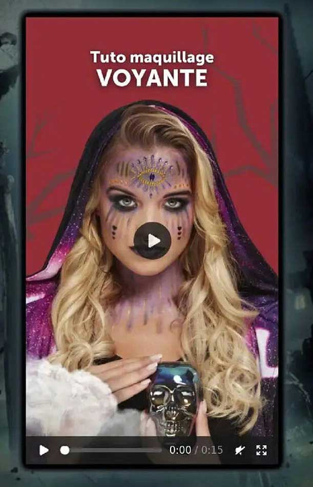 Tuto maquillage VOYANTE