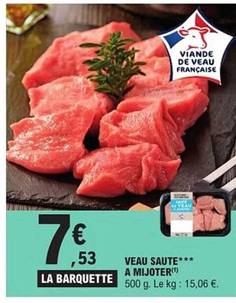 VEAU SAUTÉ À MIJOTER