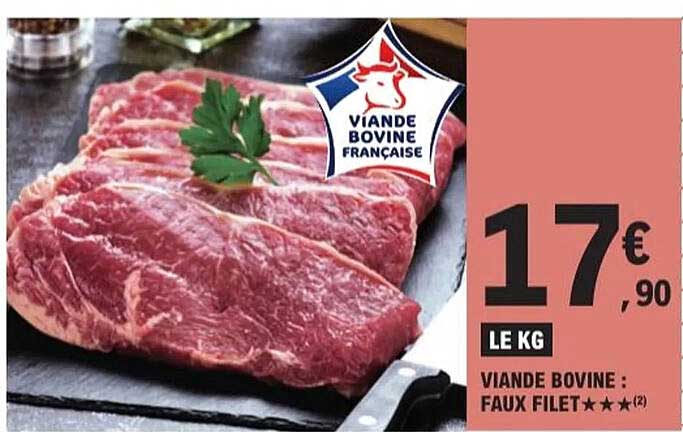 VIANDE BOVINE : FAUX FILET
