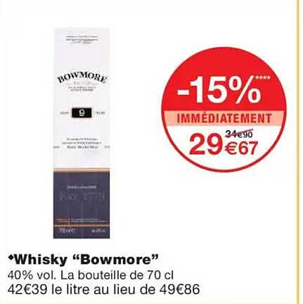 Whisky “Bowmore”