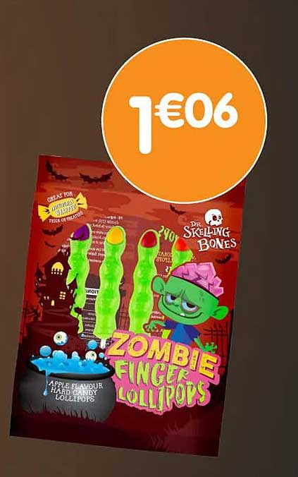 Zombie Finger Lollipops