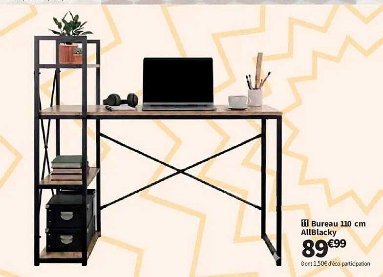 11 Bureau 110 cm AllBlacky