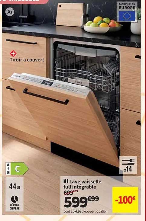 11 Lave vaisselle full intégrable