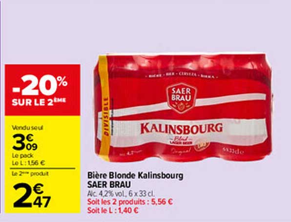 -20% SUR LE 2ème