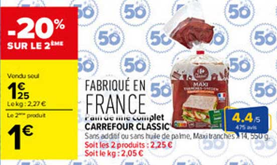 -20% SUR LE 2ÈME