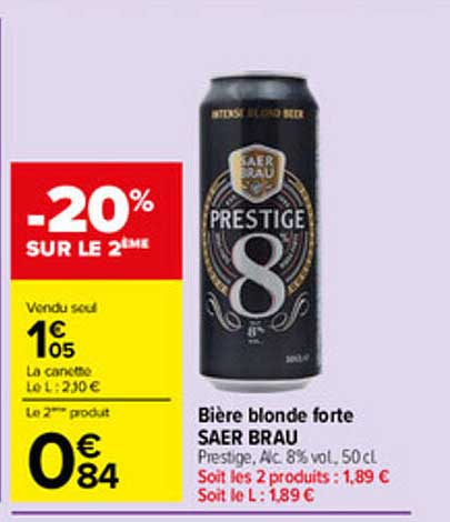 -20% SUR LE 2ème