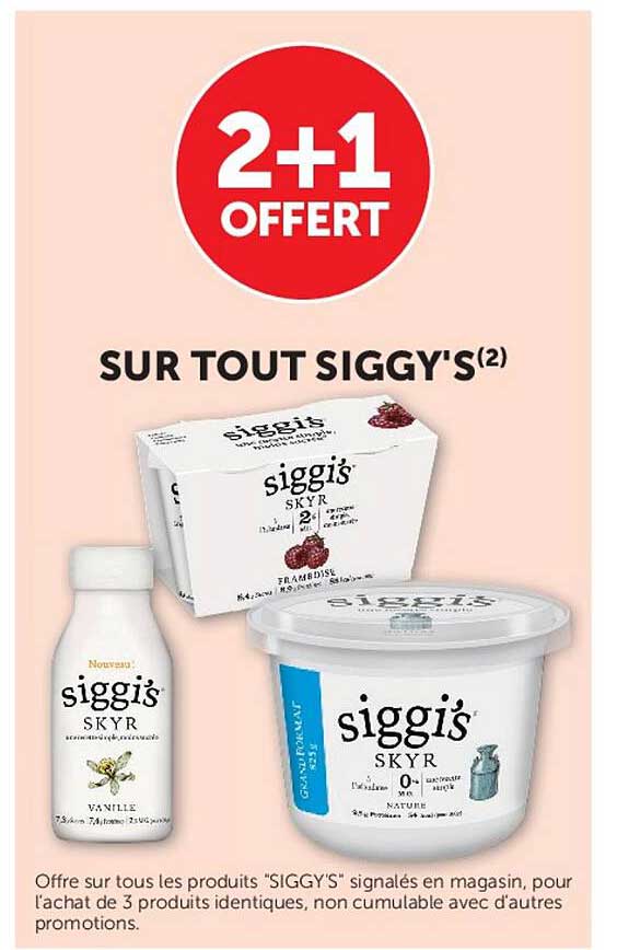 2+1 OFFERT SUR TOUT SIGGY'S(2)