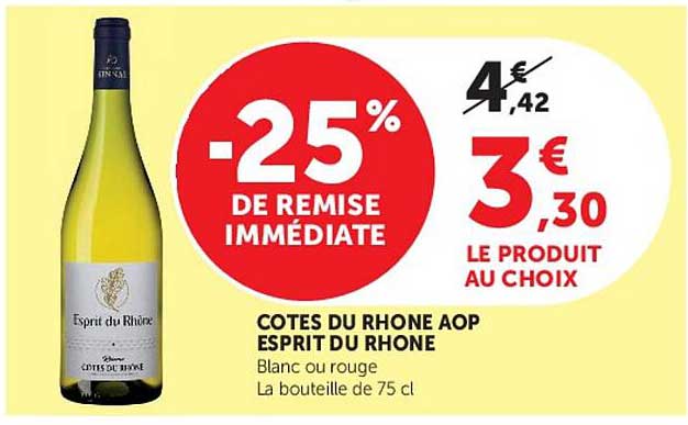 -25% DE REMISE IMMÉDIATE