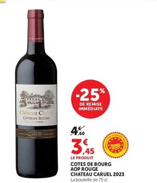 -25% DE REMISE IMMEDIATE