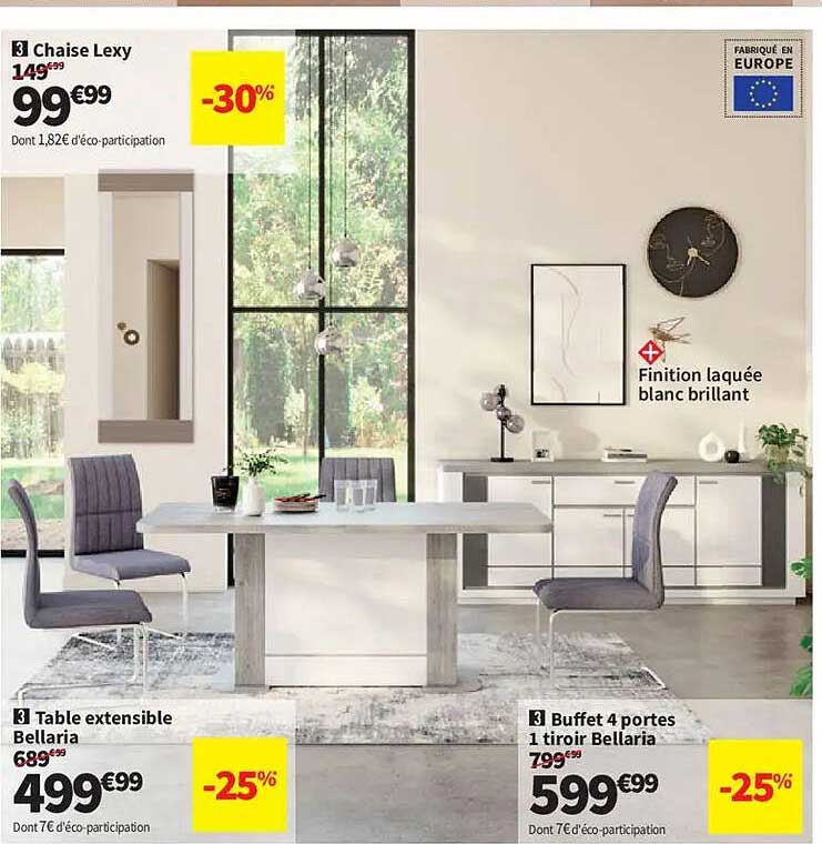 3 Chaise Lexy