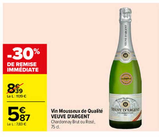 -30% DE REMISE IMMÉDIATE