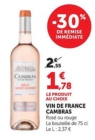 -30% DE REMISE IMMÉDIATE