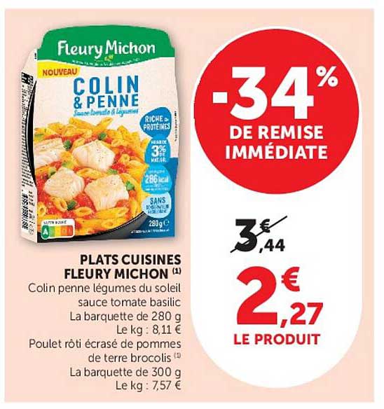 -34% DE REMISE IMMÉDIATE
