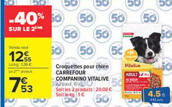 -40% SUR LE 2ÈME