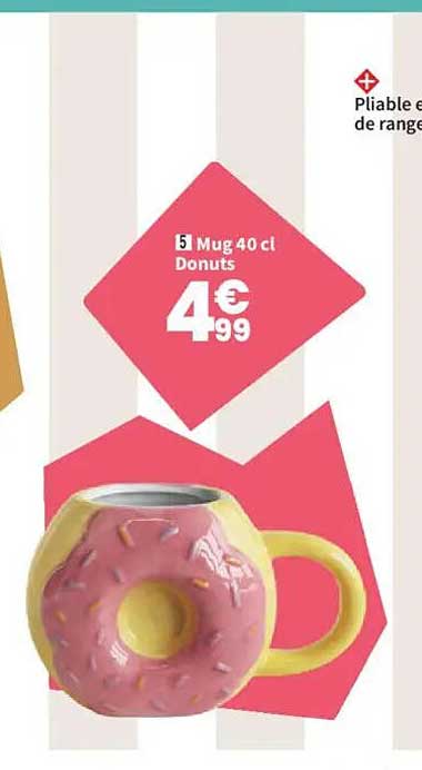 5 Mug 40 cl Donuts