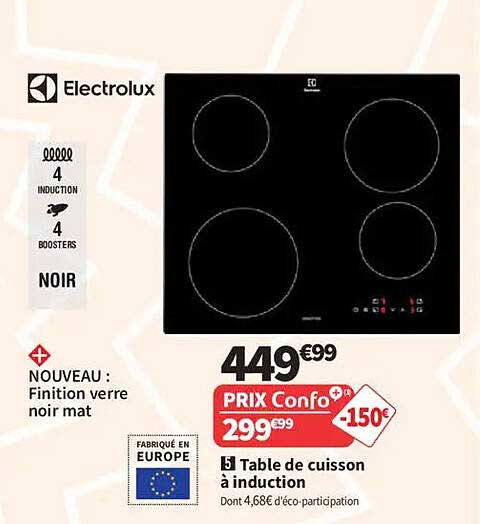5 Table de cuisson à induction