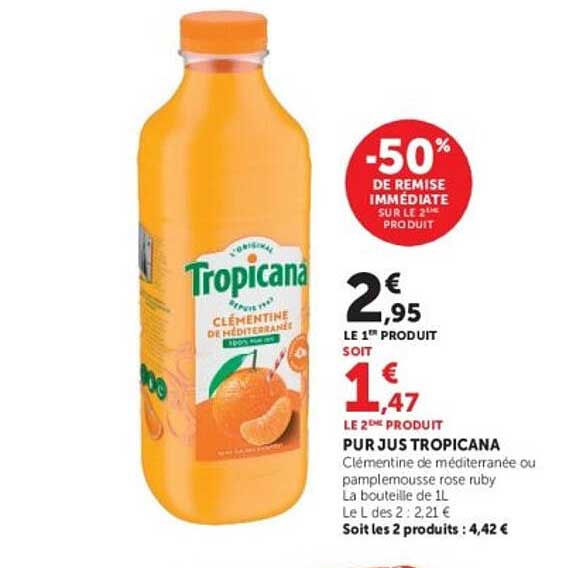-50% DE REMISE IMMÉDIATE SUR LE 2È PRODUIT
