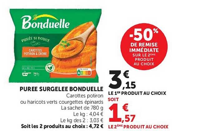 -50% DE REMISE IMMÉDIATE SUR LE 2ÈME PRODUIT AU CHOIX