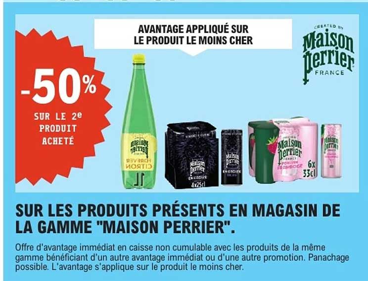 -50% SUR LE 2e PRODUIT ACHETÉ