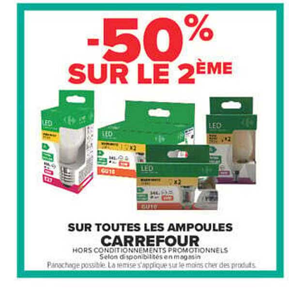 -50% SUR LE 2ÈME