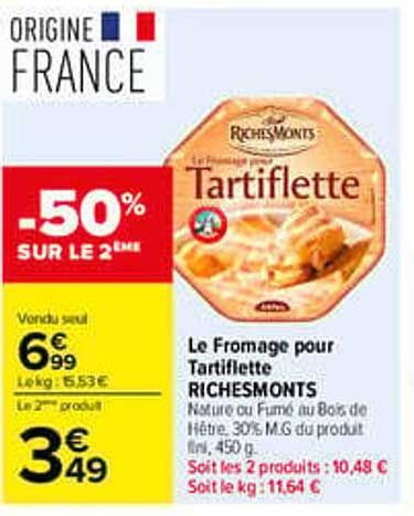 -50% sur le 2ème