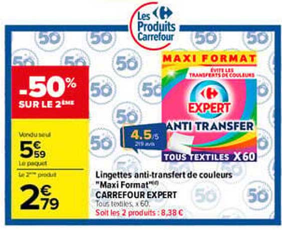-50% SUR LE 2ÈME