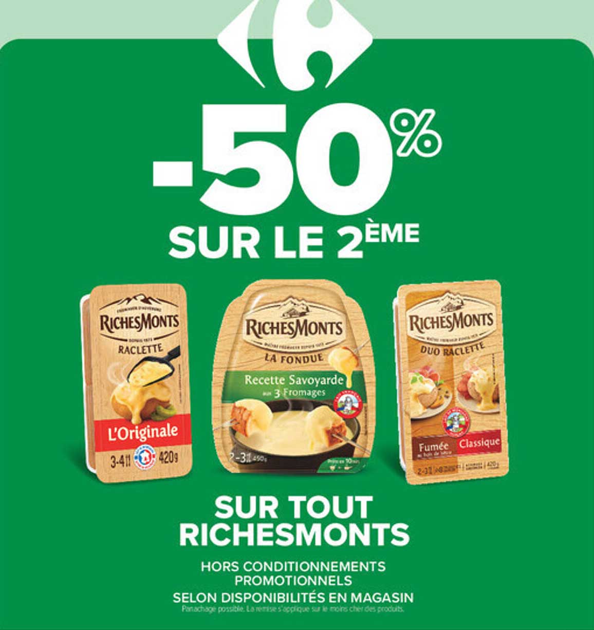 -50% SUR LE 2ÈME SUR TOUT RICHESMONTS