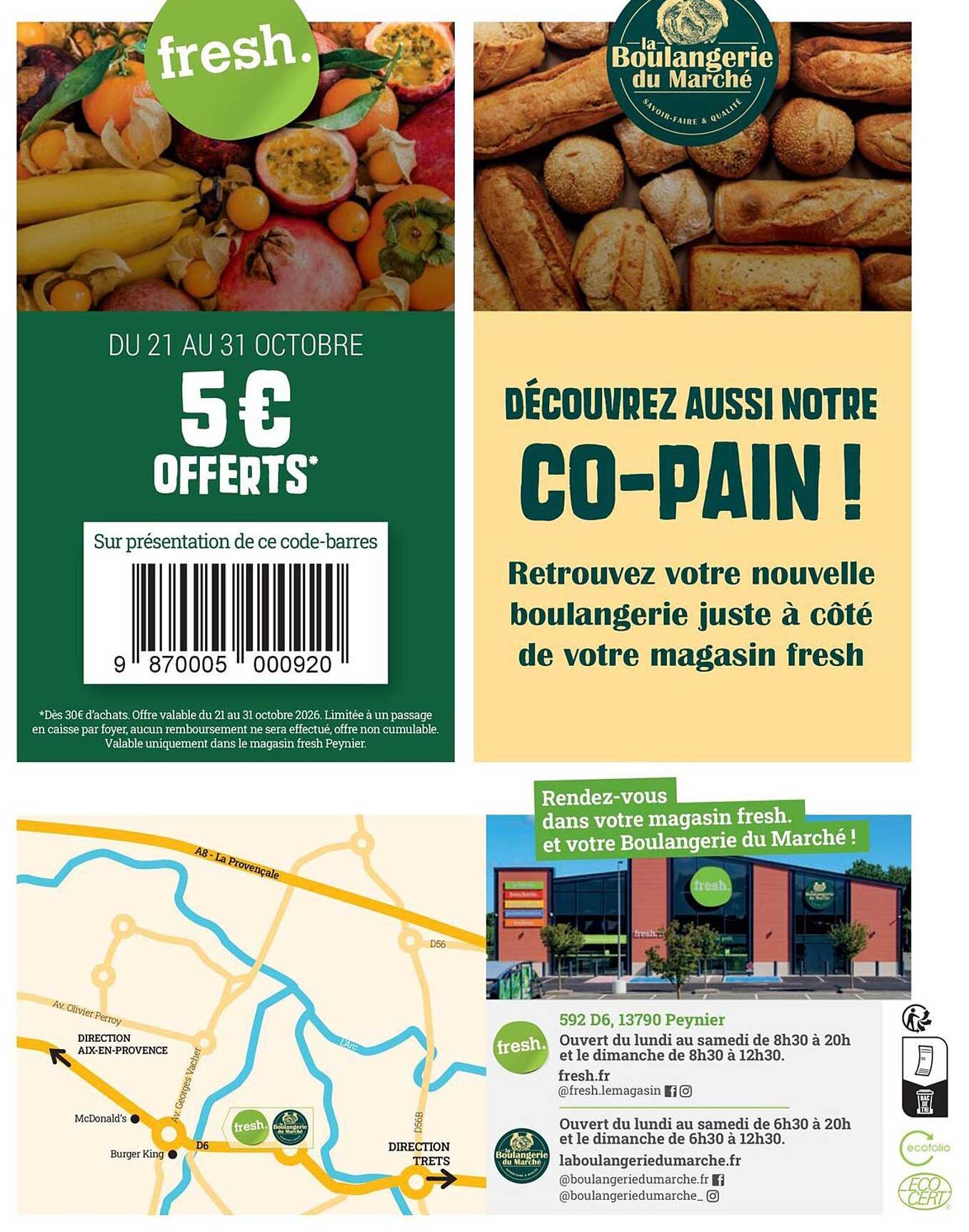 5€ OFFERTS*