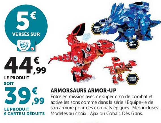 5€ VERSÉS SUR ma Carte U