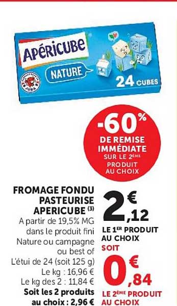 -60% DE REMISE IMMÉDIATE SUR LE 2È PRODUIT AU CHOIX
