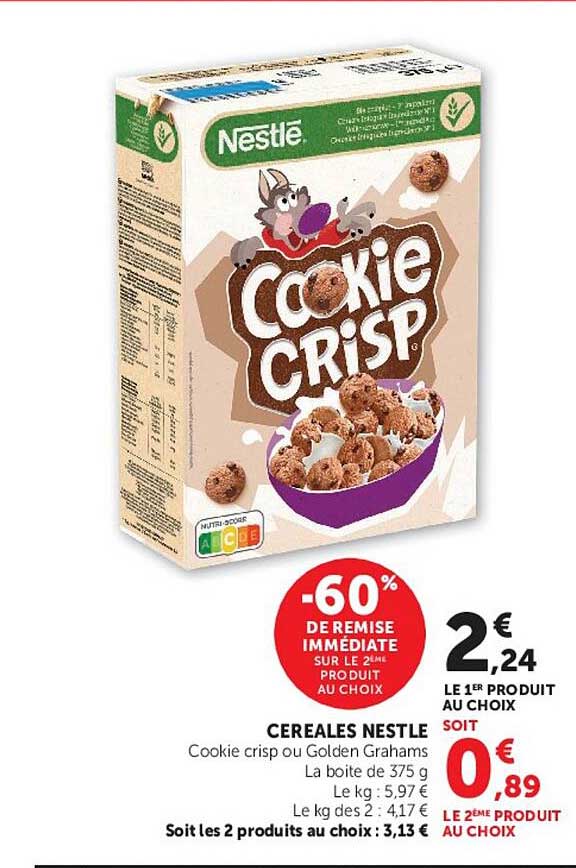-60% DE REMISE IMMÉDIATE SUR LE 2ÈME PRODUIT AU CHOIX