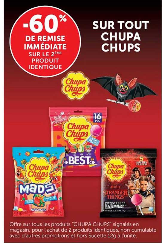 -60% DE REMISE IMMÉDIATE SUR LE 2ÈME PRODUIT IDENTIQUE