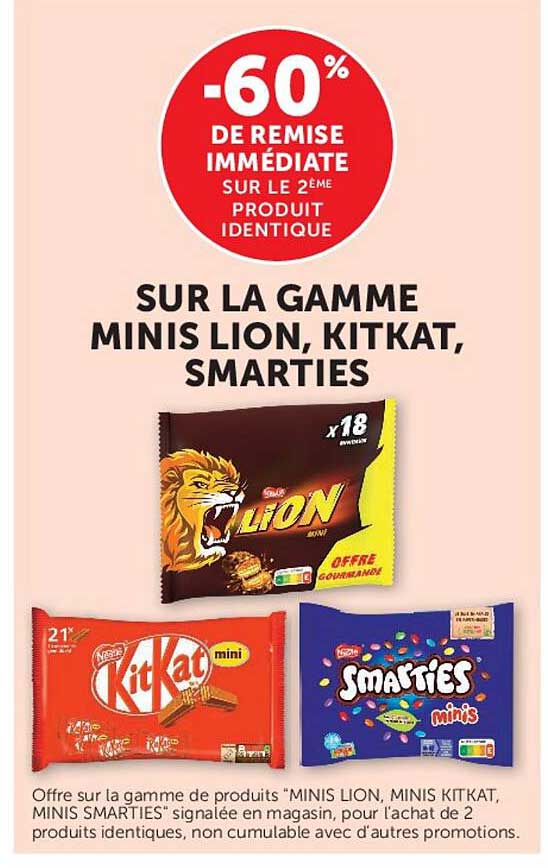 -60% DE REMISE IMMÉDIATE SUR LE 2ÈME PRODUIT IDENTIQUE