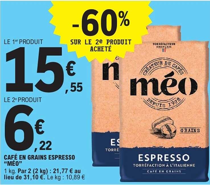 -60% SUR LE 2e PRODUIT ACHETÉ