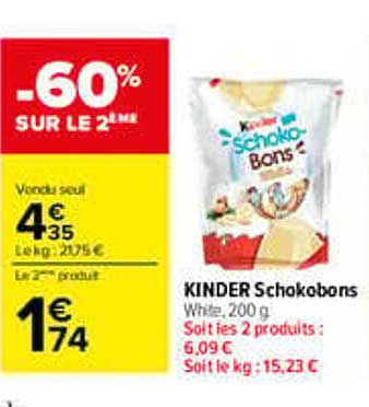 -60% SUR LE 2ème