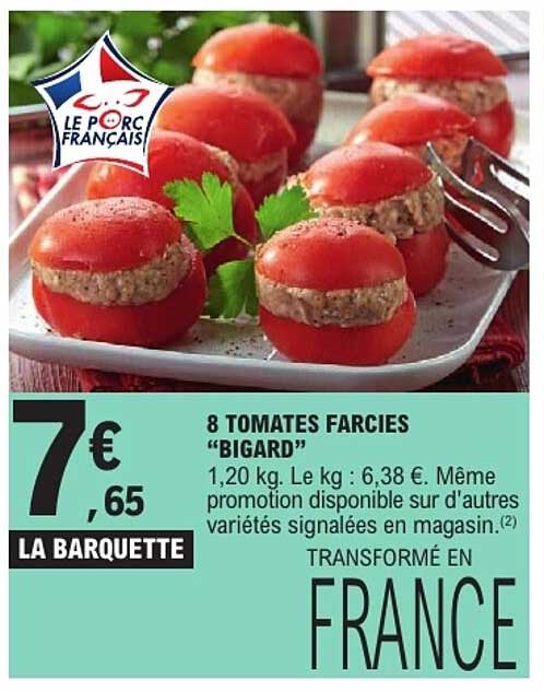 8 TOMATES FARCIES “BIGARD”