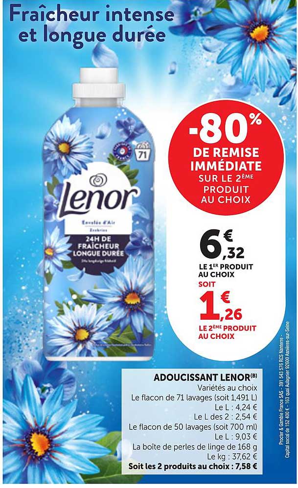 -80% DE REMISE IMMÉDIATE SUR LE 2ÈME PRODUIT AU CHOIX