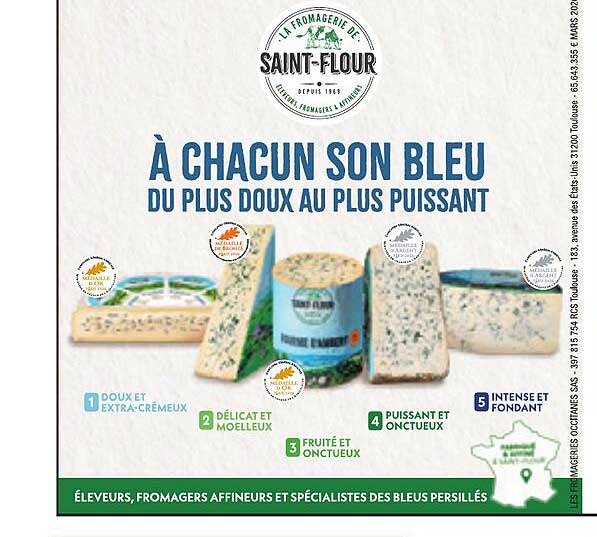 À CHACUN SON BLEU DU PLUS DOUX AU PLUS PUISSANT