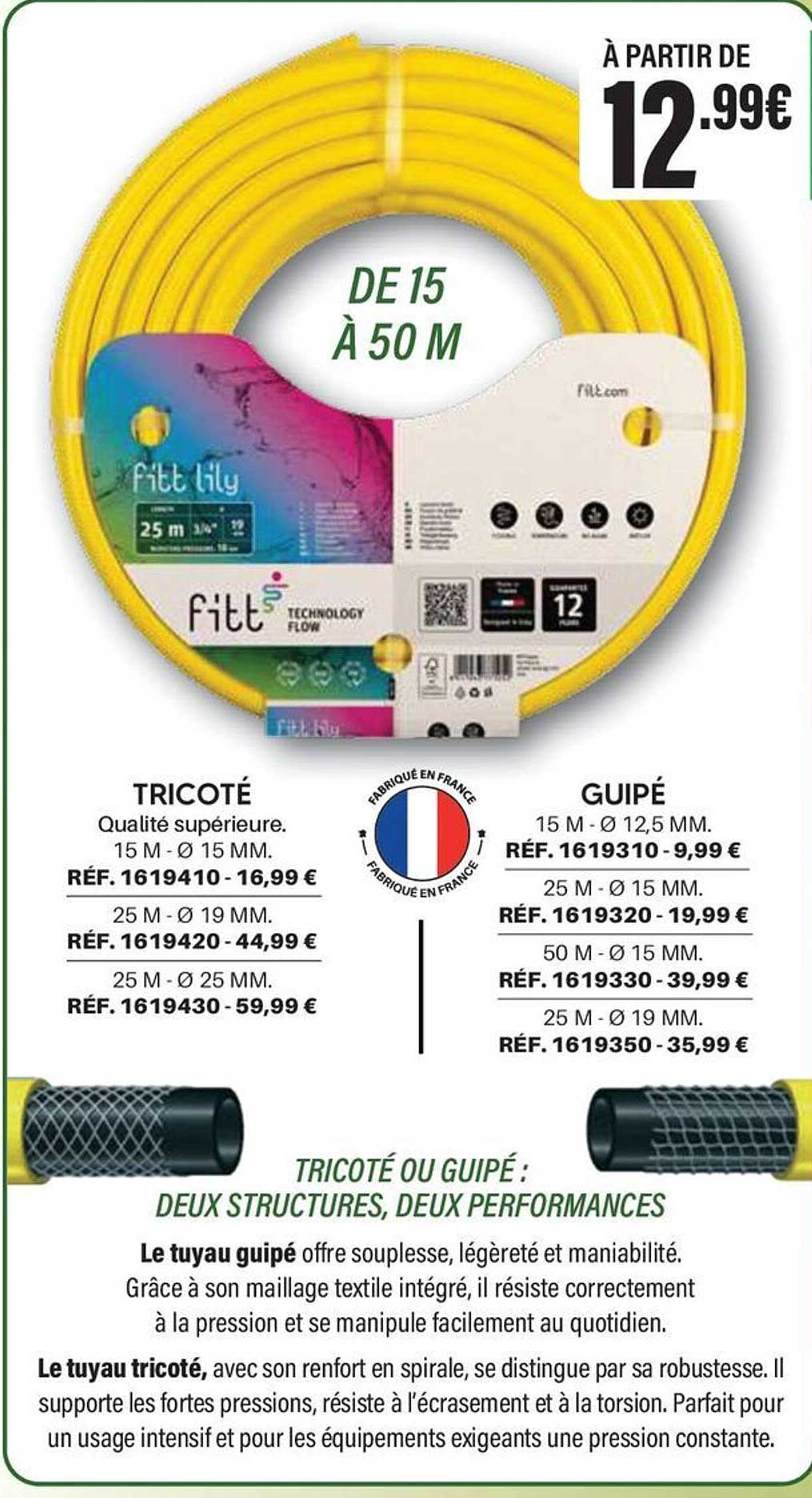 À PARTIR DE 12.99€