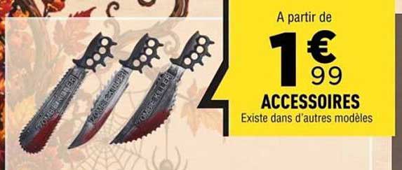 A partir de 1€ 99 ACCESSOIRES