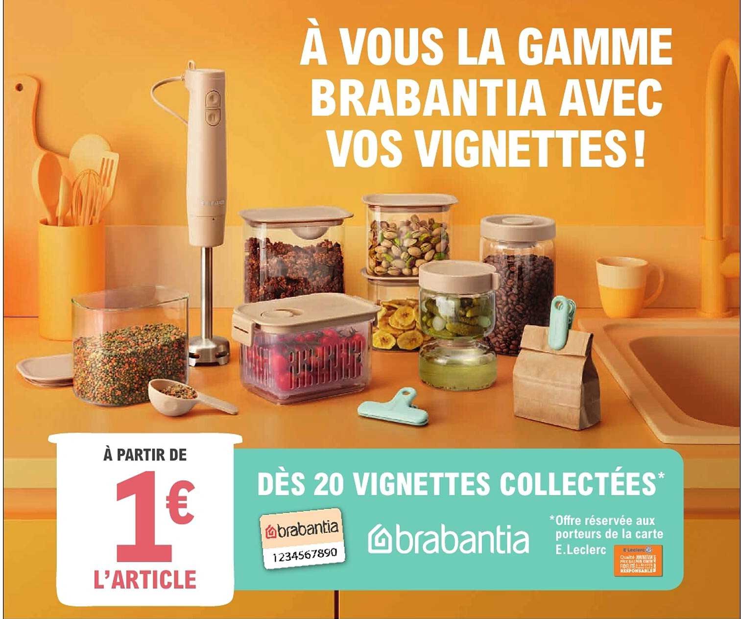 À VOUS LA GAMME BRABANTIA AVEC VOS VIGNETTES !