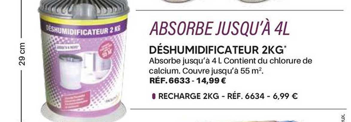 ABSORBE JUSQU'À 4L