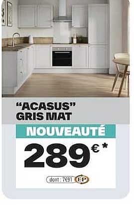 "ACASUS" GRIS MAT