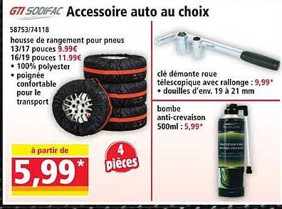 Accessoire auto au choix