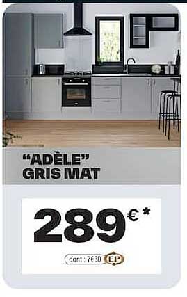“ADÈLE” GRIS MAT