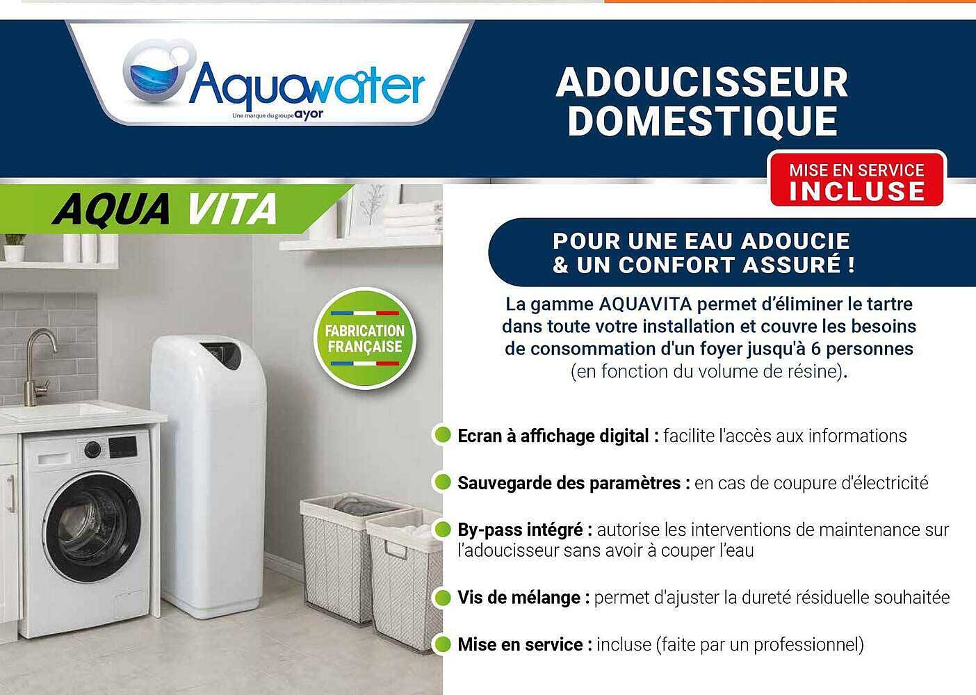 ADOUCISSEUR DOMESTIQUE