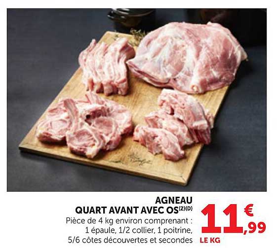 AGNEAU QUART AVANT AVEC OS