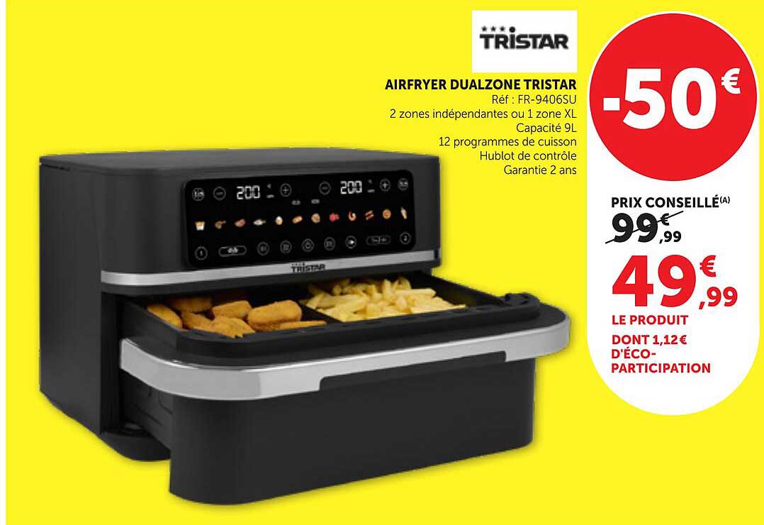 AIRFRYER DUALZONE TRISTAR