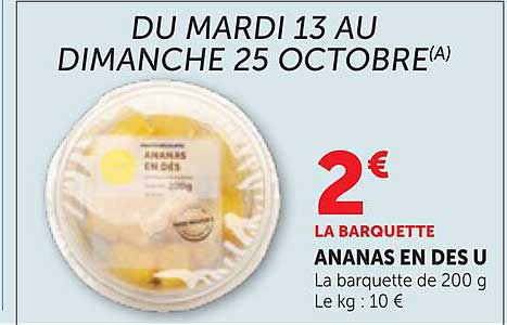 ANANAS EN DES U