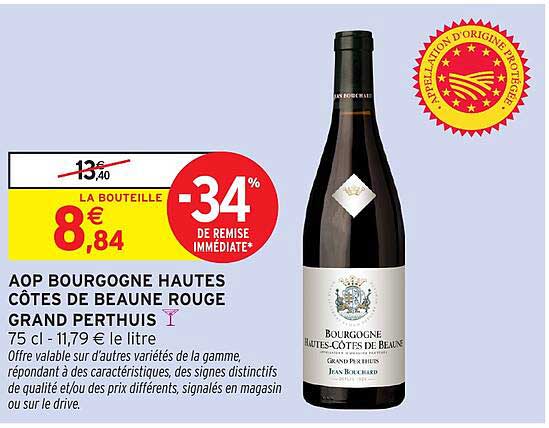 AOP BOURGOGNE HAUTES CÔTES DE BEAUNE ROUGE GRAND PERTHUIS